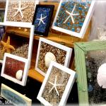 Exquisitely created sea glass art at eco chic.